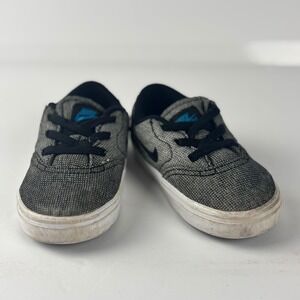 Nike Kids Shoes Sneakers Gray Black White Lace Up Athletic Casual Size‎ 6C